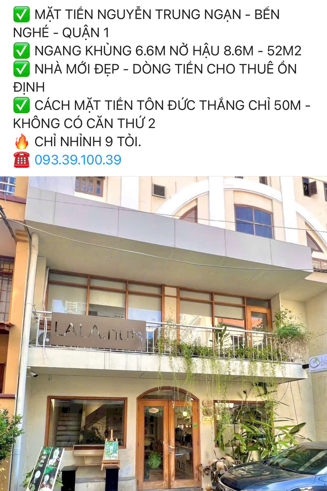 Bán nhà mặt tiền trung tâm tphcm. Ngang lớn, nhà đẹp, sổ vuông, kinh doanh tốt, chỉ từ 9 tỷ. LH: - Ảnh chính