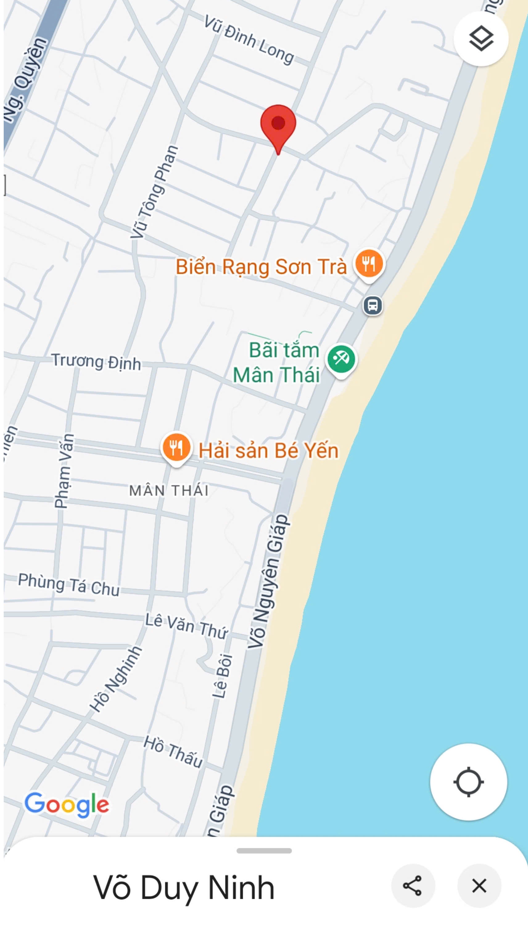 ► Mặt Tiền Võ Duy Ninh, gần Biển Mân Thái 110m2 ngang 5.5m, hơn 4 tỷ - Ảnh 1