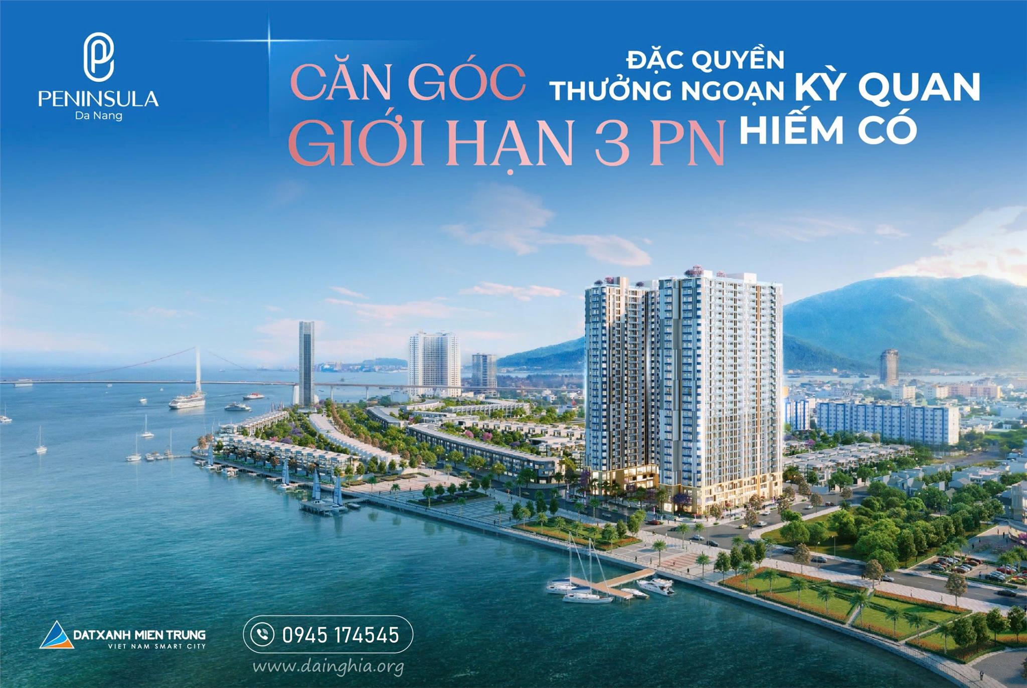 CĂN HỘ 3PN MẶT SÔNG HÀN - PENINSULA ĐÀ NẴNG - ĐẲNG CẤP 5SAO - Ảnh chính