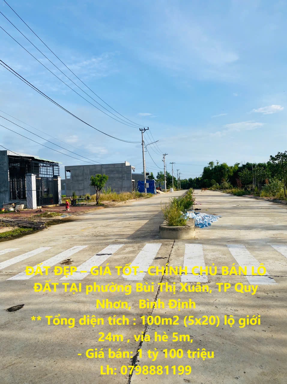 ĐẤT ĐẸP – GIÁ TỐT- CHÍNH CHỦ BÁN LÔ ĐẤT TẠI phường Bùi Thị Xuân, TP Quy Nhơn,  Bình Định - Ảnh chính