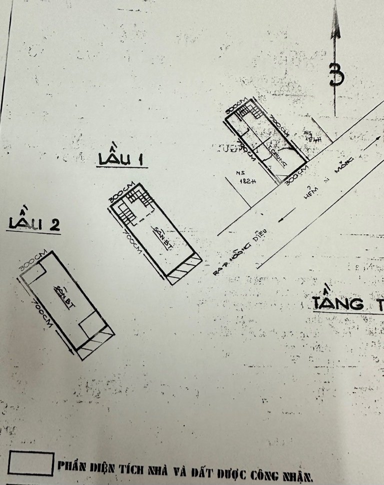 Hẻm xe hơi cách mặt tiền 15 m<br>Hoàng diệu Q4 <br>Ngang 3x 7 m - Ảnh 1