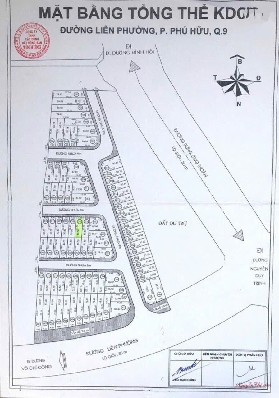 Lô đất tín hưng liên phường DT 51m vị trí đẹp , khu tiện ích - Ảnh chính