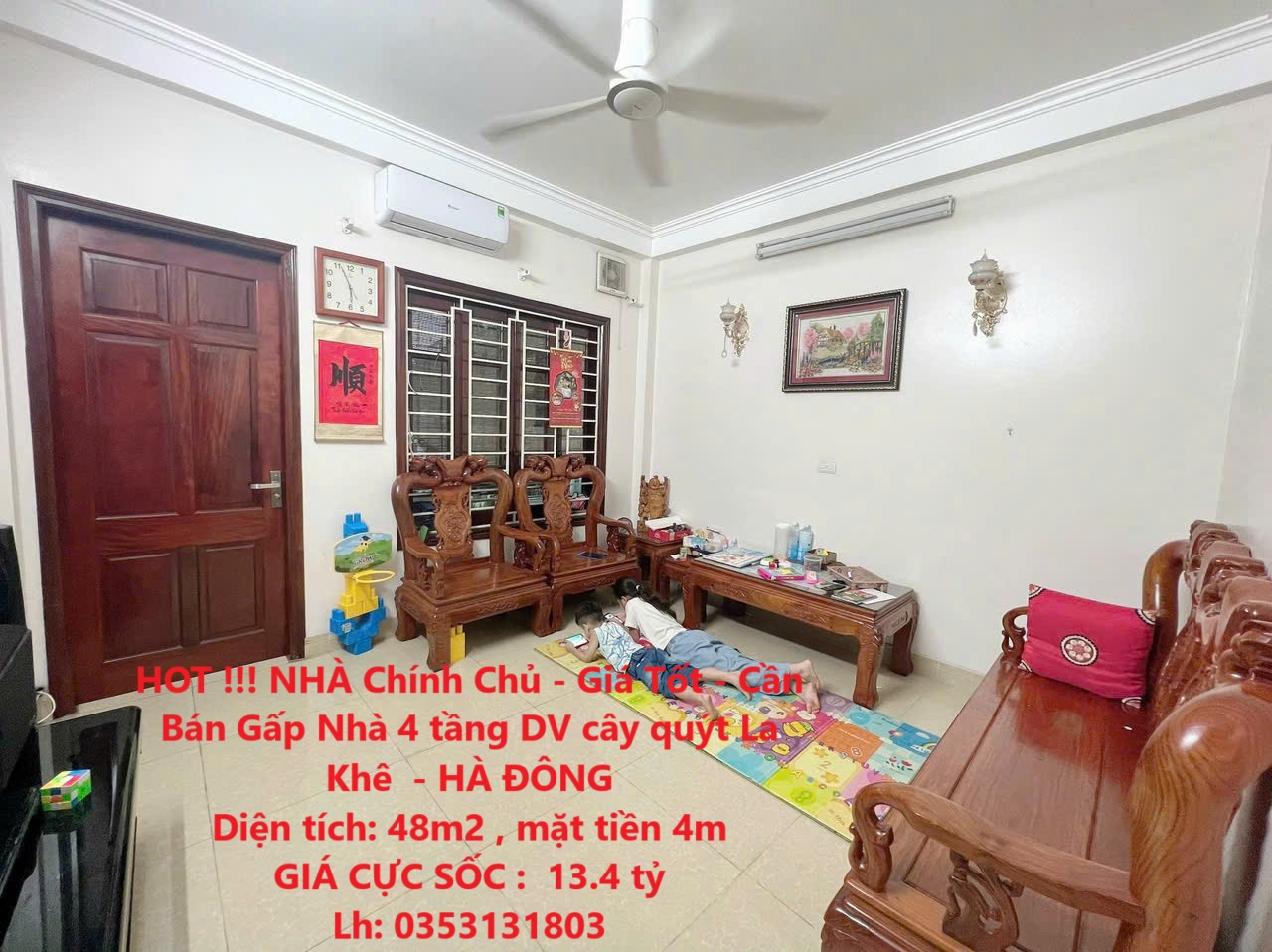 HOT !!! NHÀ Chính Chủ - Giá Tốt - Cần Bán Gấp Nhà 4 tầng DV cây quýt La Khê  - HÀ ĐÔNG - Ảnh chính