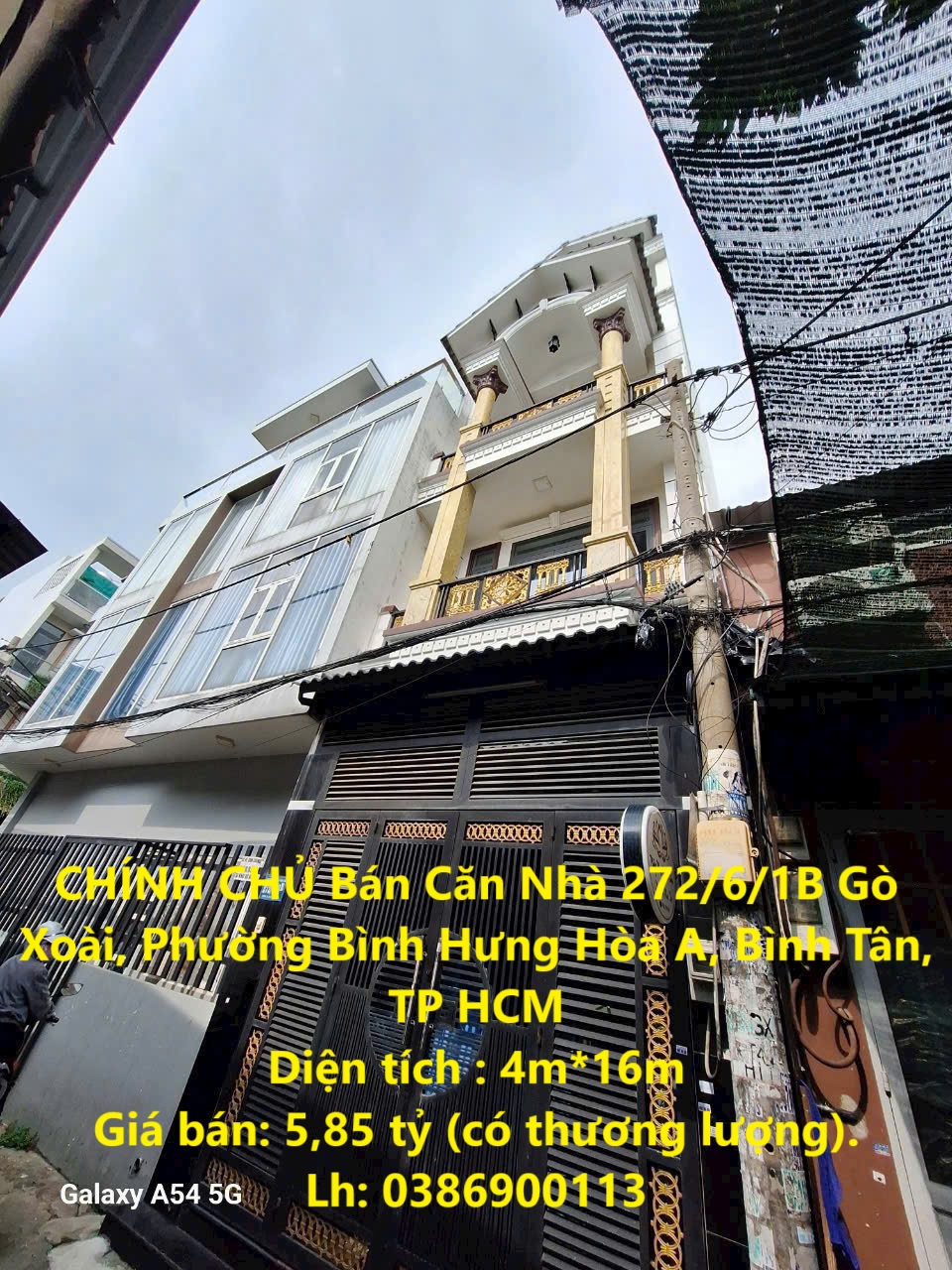 CHÍNH CHỦ Bán Căn Nhà 272/6/1B Gò Xoài, Phường Bình Hưng Hòa A, Bình Tân, TP HCM - Ảnh chính