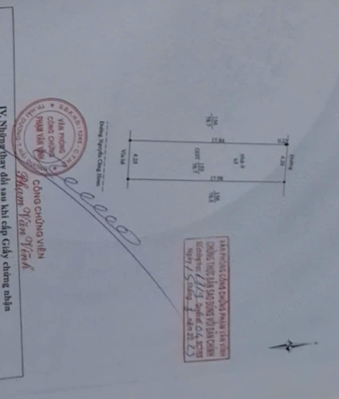 Bán nhà mặt phố Nguyễn Công Hoan, ph Quang Trung, TP HD, 76.7m2, mt 4.25m, 3 tầng, hướng nam - Ảnh 3