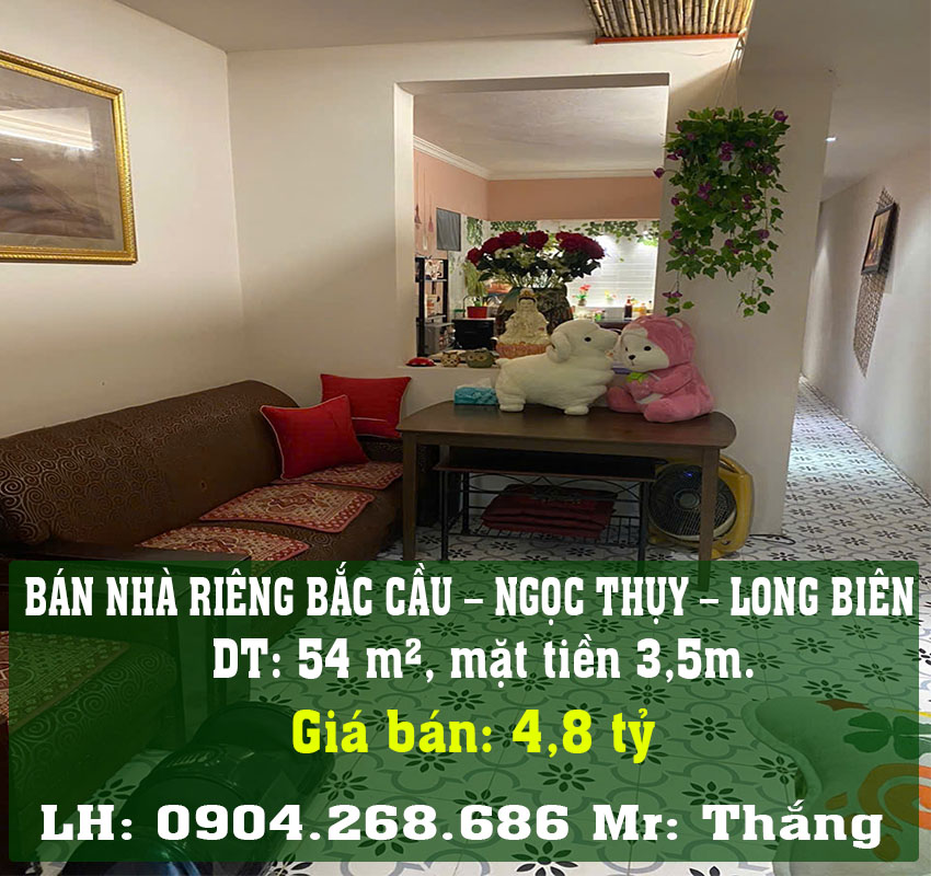 CHÍNH CHỦ BÁN NHÀ RIÊNG BẮC CẦU – NGỌC THỤY – LONG BIÊN. - Ảnh chính