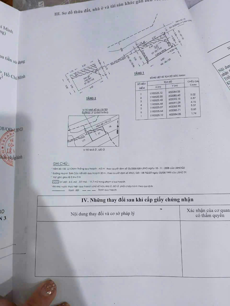 bán nhà 60/55/1 lý chiến thắng p8 quận 3 - Ảnh 1