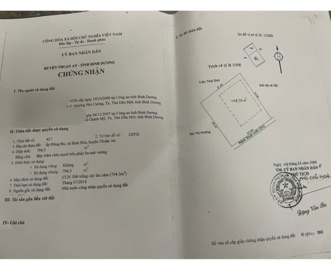 Chính chủ bán đất Thuận An giáp khu nhà ở cao cấp Newtown Center Land 2 - Ảnh 4