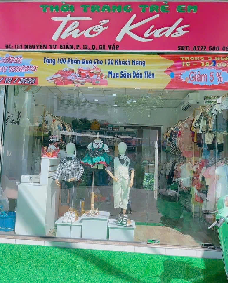 CẦN SANG GẤP SHOP THỜI TRANG TRẺ EM tại 151 Nguyễn Tư Giản Phường 12 Quận Gò Vấp TP Hồ Chí Minh - Ảnh chính