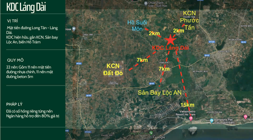 ĐẤT ĐẸP - ĐẦU TƯ SINH LỜI CAO - Cần Bán Nhanh 22 Lô Đất Đường Long Tân, Xã Láng Dài, Đất Đỏ, BRVT - Ảnh 3