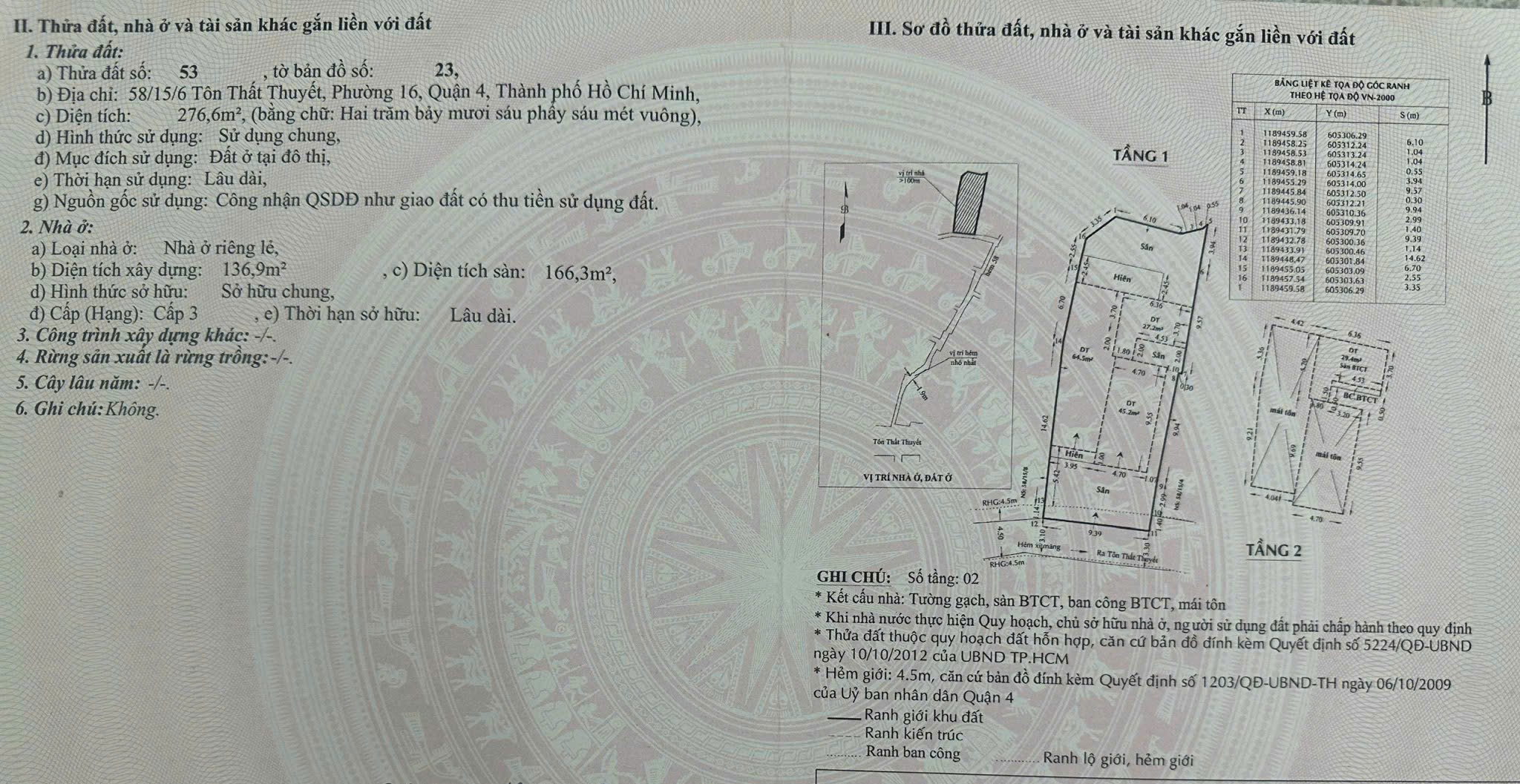 BÁN NHÀ ĐƯỜNG TÔN THẤT THUYẾT, PHƯỜNG 16, QUẬN 4, TP HCM, GIÁ LÀ 21 TỶ - Ảnh 3