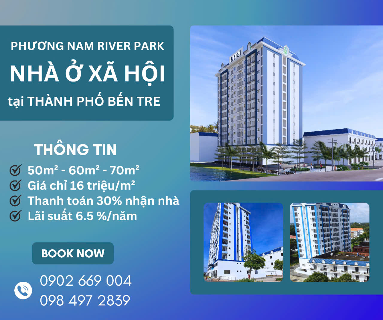 Bán Nhà Phố Liền Kề - Nhà Phố Thương Mại - Biệt Thự Ven Sông Tại Sơn Đông Thành Phố Bến Tre - Ảnh 2