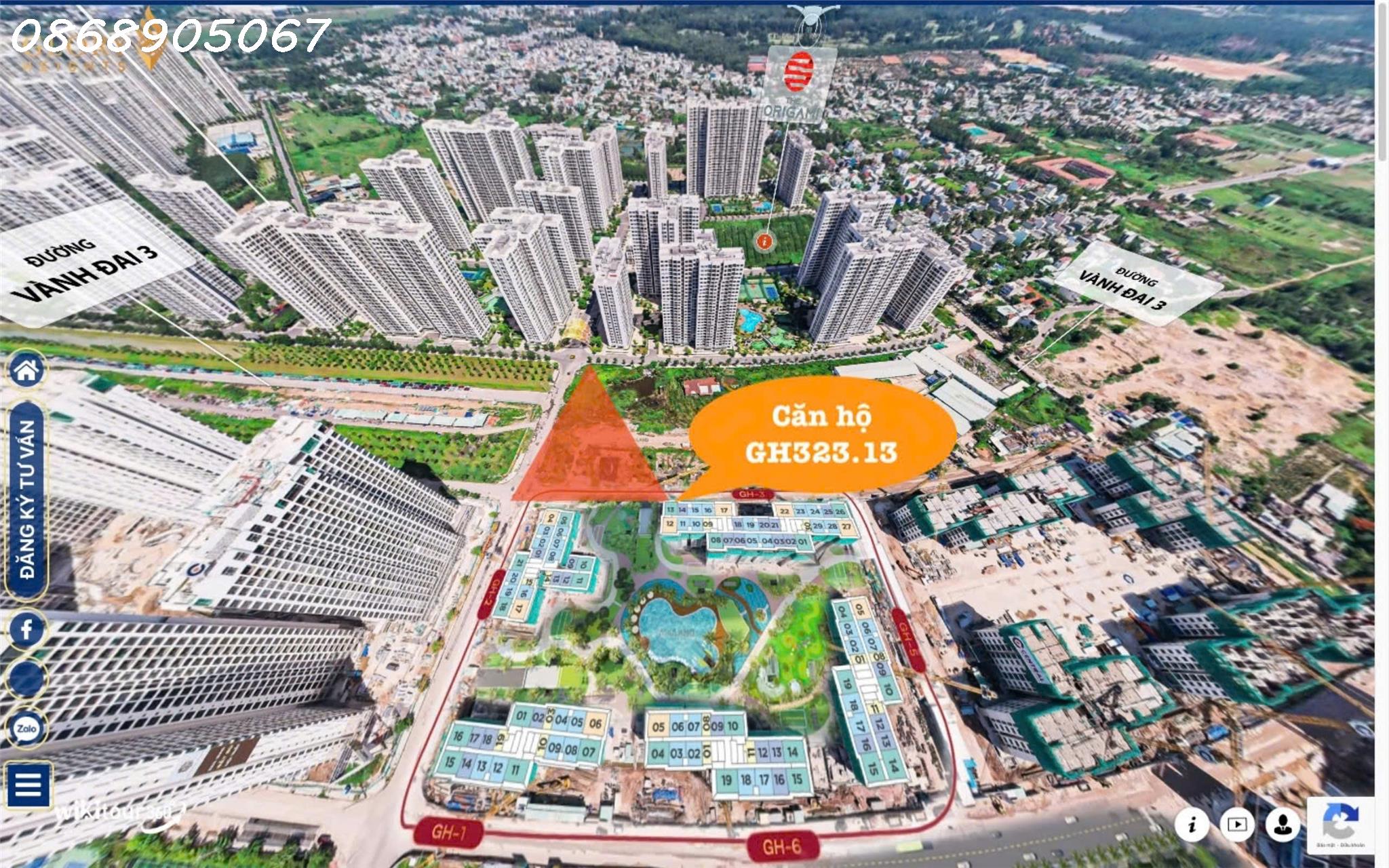 Bán căn hộ KDC Vinhomes Grand Park Phân Khu Glory Heights GH3 Căn Góc 50tr/m2 - Ảnh chính