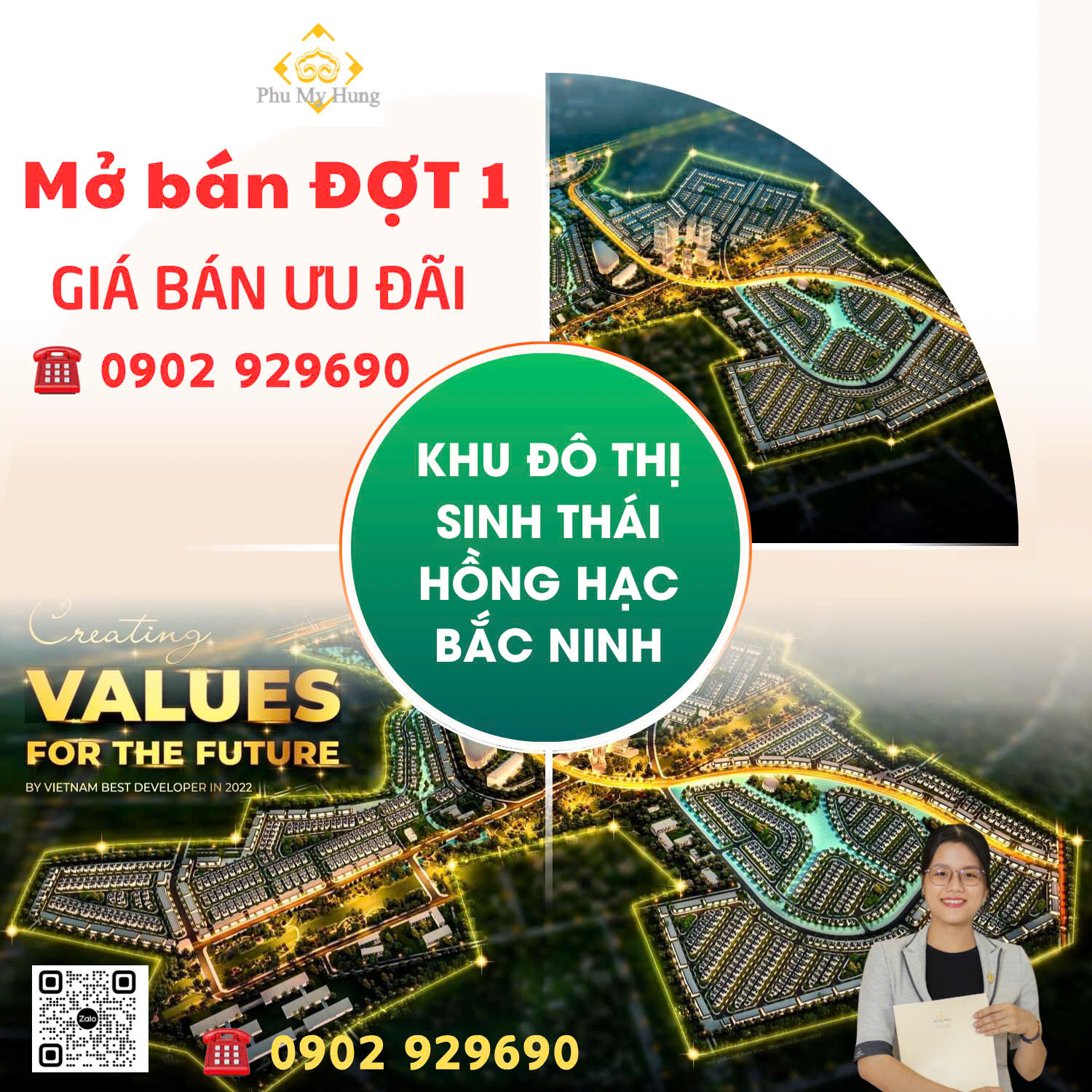 Phú Mỹ Hưng làm khu đô thị 27.000 tỷ đồng ở Bắc Ninh - Dự án Khu đô thị sinh thái Hồng Hạc Xuân Lâm - Ảnh chính