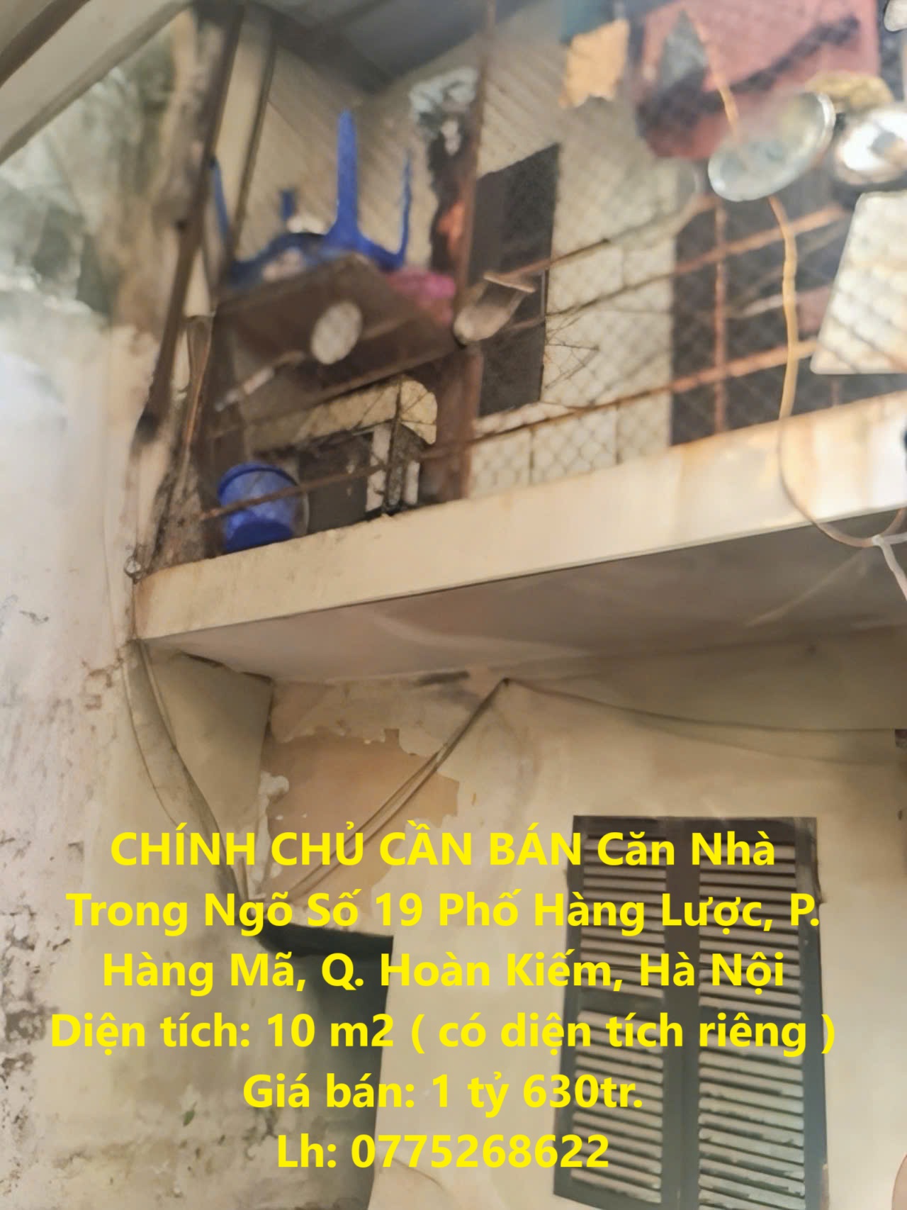 CHÍNH CHỦ CẦN BÁN Căn Nhà Trong Ngõ Số 19 Phố Hàng Lược, P. Hàng Mã, Q. Hoàn Kiếm, Hà Nội - Ảnh chính