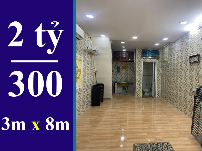 BÁN NHÀ HẺM 264 LÊ VĂN LƯƠNG QUẬN 7. DT: 3 X 8M, 1 LẦU, 2PN. GIÁ 2 TỶ 300 - Ảnh chính