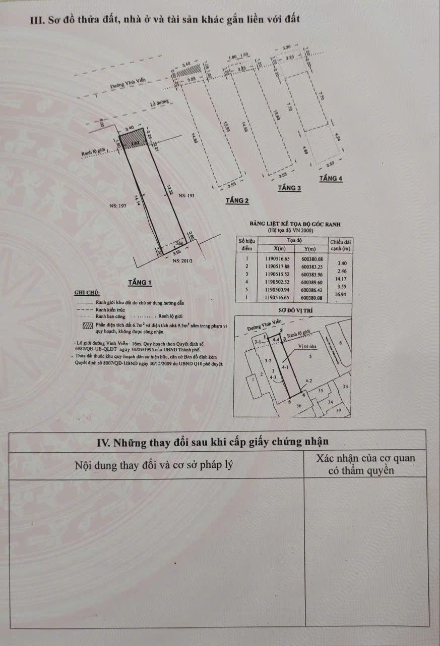 CHÍNH CHỦ BÁN NHÀ PHỐ MẶT TIỀN ĐƯỜNG VĨNH VIỄN KHU VỰC BUÔN BÁN SẦM UẤT Phường 4 Quận 10 - Ảnh 2