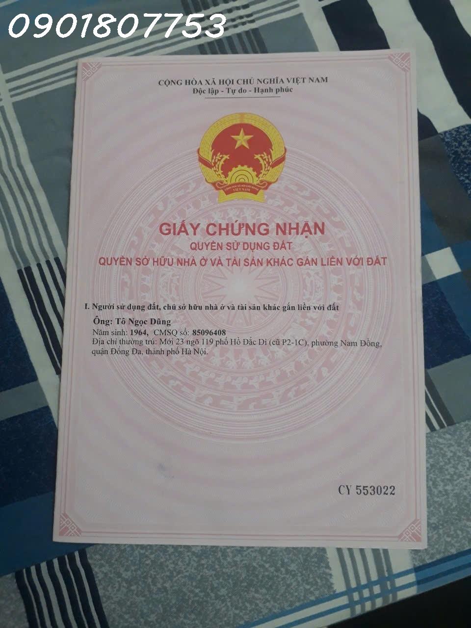 Chính chủ cần bán nhà mặt tiền Hồ Đắc Di, Phường Nam Đồng, Đống Đa, DT 163,4m2, giá 36 tỷ - Ảnh chính