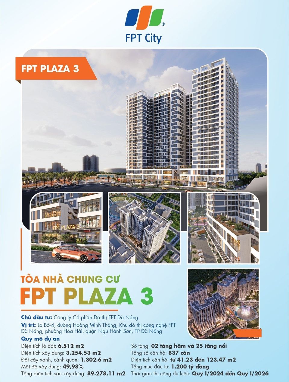 Đăng Ký Nhận Bảng Hàng Căn Hộ Fpt Plaza 3 - Vốn chỉ từ 400 triệu - Ảnh chính