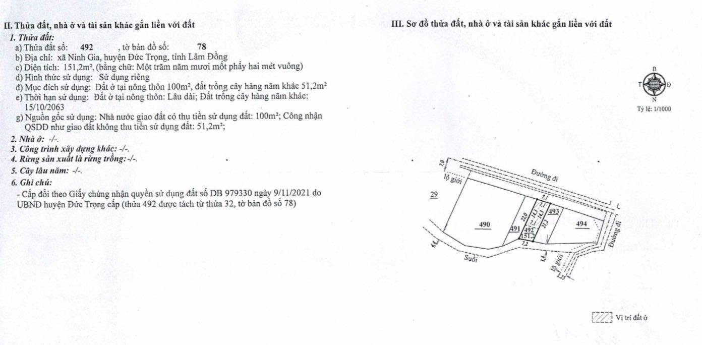 CHÍNH CHỦ BÁN ĐẤT THỔ CƯ GIÁ RẺ NGAY QL20-NINH GIA - Ảnh 3