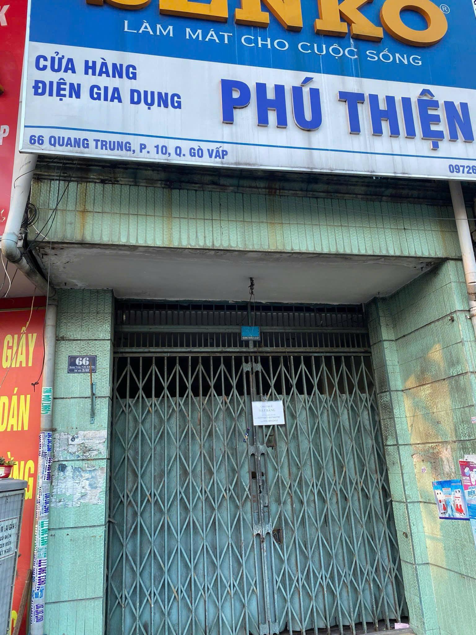 Chính Chủ cho thuê mặt bằng tại số 66 đường Quang Trung - ngay gần ngã 6 Gò Vấp - Ảnh 2