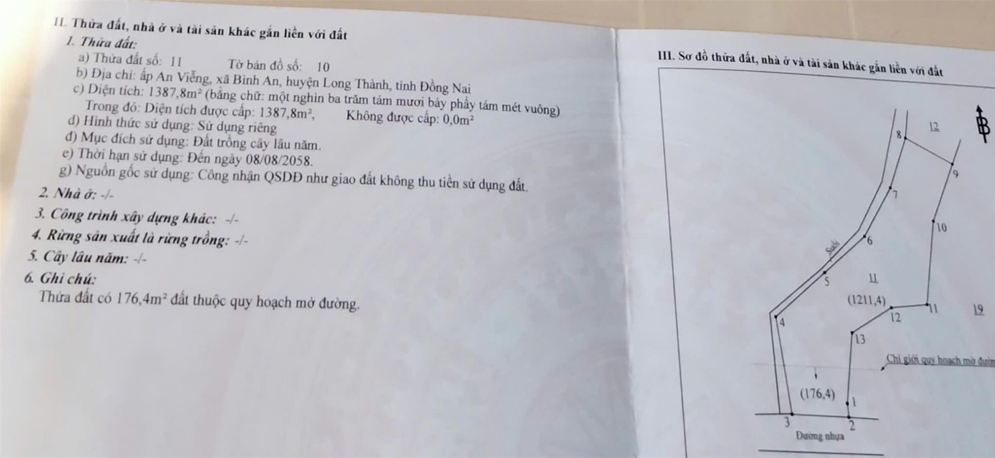 Chính Chủ Bán Đất Mặt Tiền Kinh Doanh Tại Xã Bình An, Long Thành, Đồng Nai - Ảnh 1