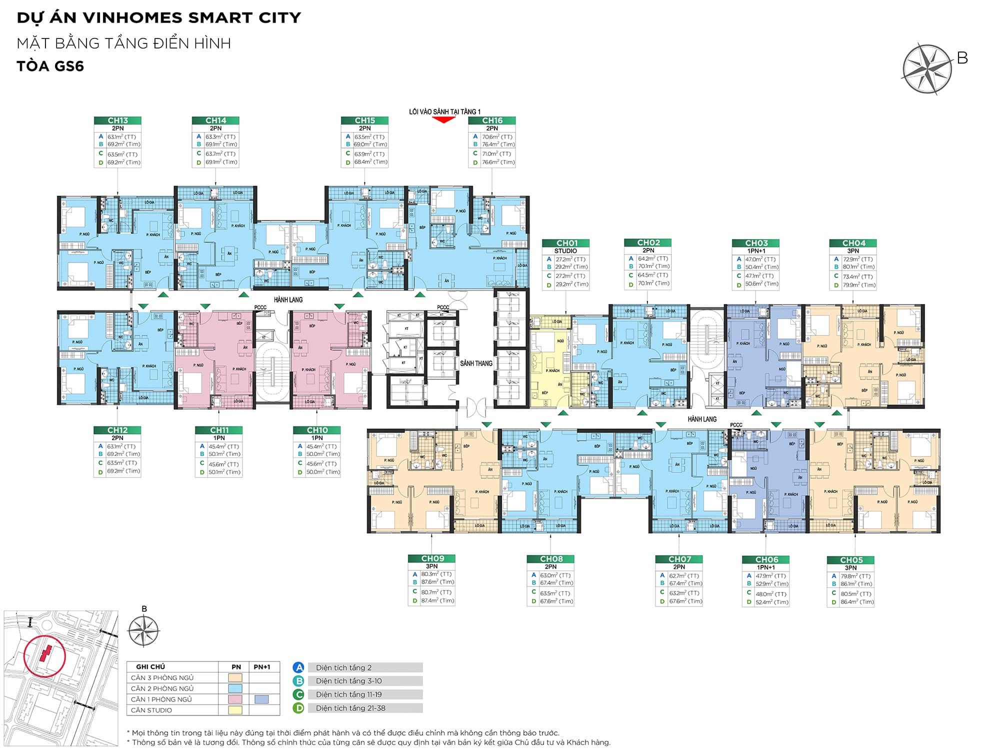 Cần bán căn hộ trục 14 tầng thấp GS6- Khu Miami dự án Vinsmart city - Ảnh chính