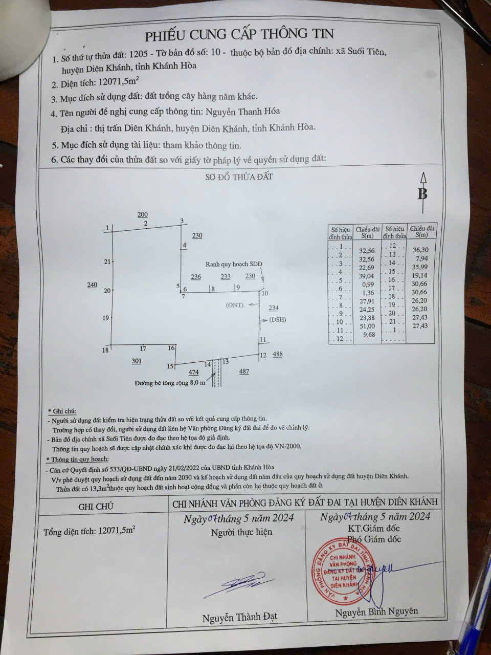 Chính chủ bán nhanh 1.2 héc đất TCLN tại Khánh Hòa, chỉ 8.4 tỷ. Lh:0339212655 - Ảnh 3