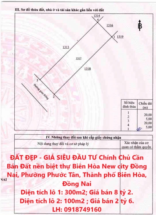 ĐẤT ĐẸP - GIÁ SIÊU ĐẦU TƯ Chính Chủ Cần Bán Đất nền biệt thự Biên Hòa New city Đồng Nai - Ảnh chính