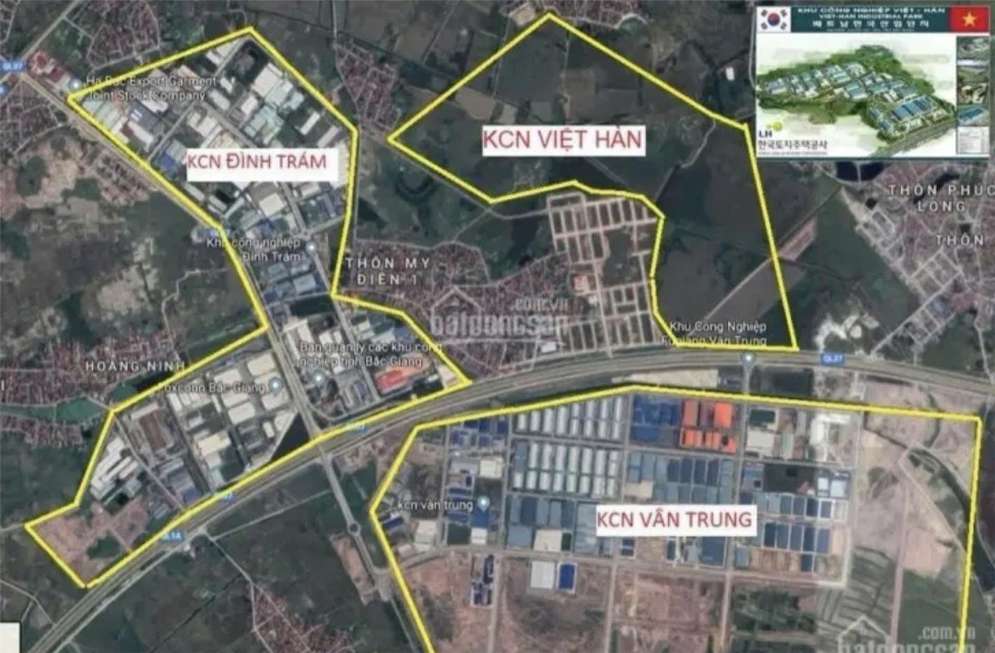 Bán lô đất 326m2 gần KCN Vân Trung phù hợp cho xây nhà - Ảnh chính