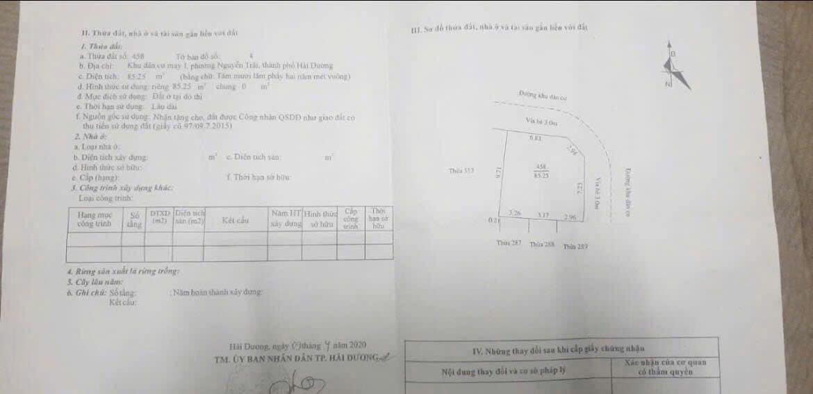 Bán lô đất góc KDC May 1, phường Nguyễn Trãi, TP HD, 86.25m2, lô góc 2 mặt tiền, vị trí cực đẹp - Ảnh 1