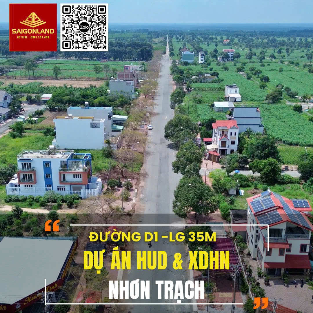 Đất nền HUD - XDHN tại Nhơn Trạch cực rẻ chỉ 9.5 triệu/m2, sẵn sổ hồng công chứng trong ngày - Ảnh 3