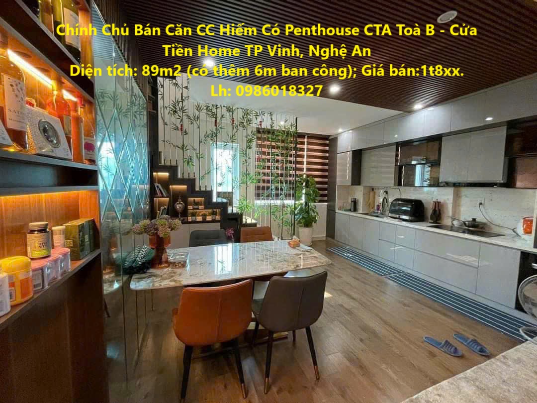 Chính Chủ Bán Căn CC Hiếm Có Penthouse CTA Toà B - Cửa Tiền Home TP Vinh, Nghệ An - Ảnh chính