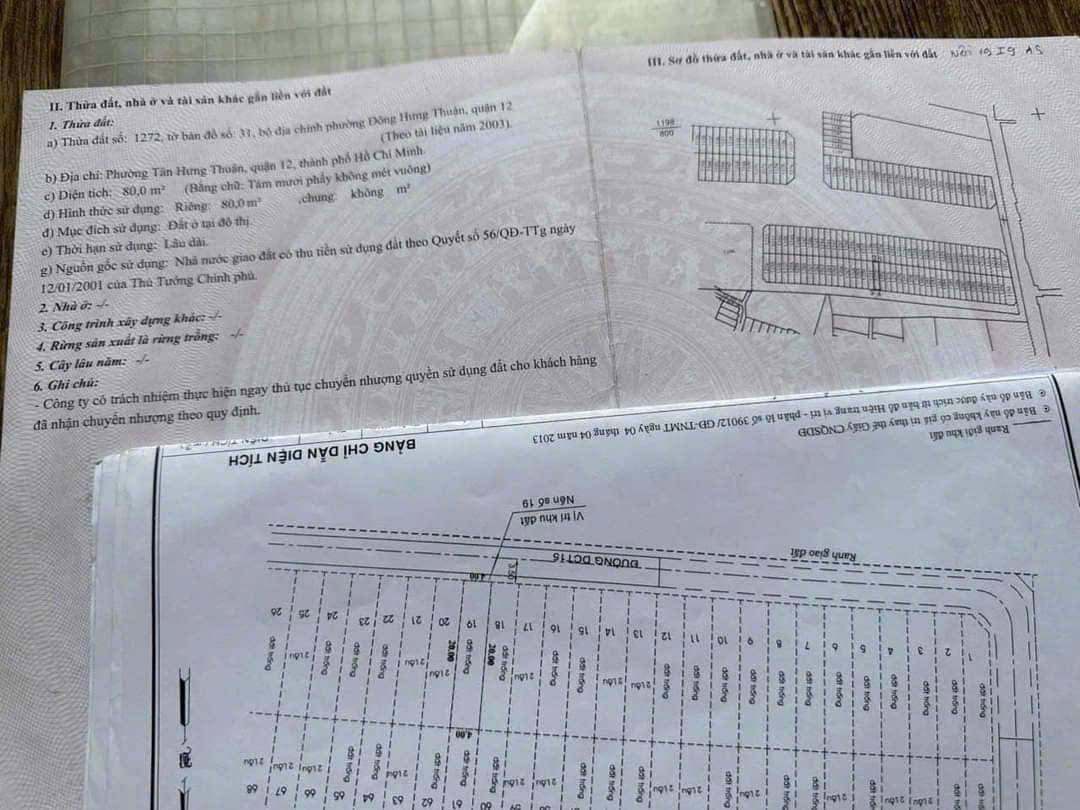 Bán đất (4x20) khu dân cư an sương, P. Tân Hưng Thuận, Quận 12 giá 6.5 tỷ - Ảnh 2