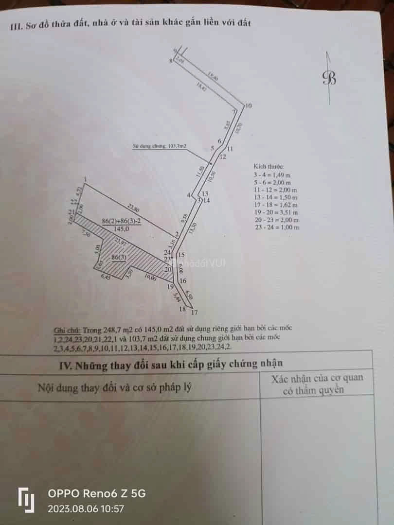 BÁN ĐẤT THỔ CƯ NGÕ 97 ĐƯỜNG DƯƠNG HÀ, THÔN THƯỢNG, XÃ DƯƠNG HÀ, HUYỆN GIA LÂM, HÀ NỘI - Ảnh 4