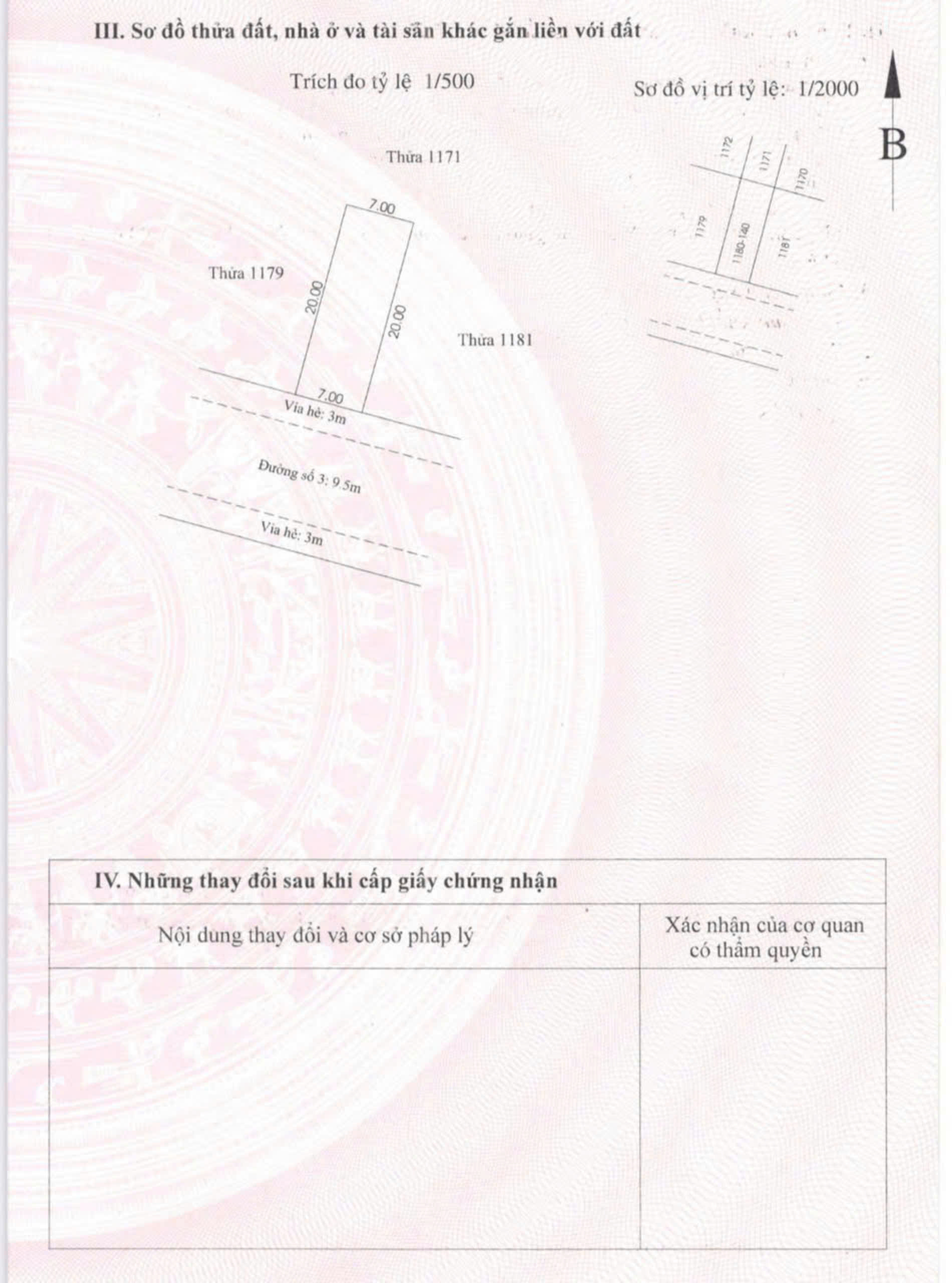 Lô 140m2 tại Vĩnh Phú 2 giảm 500tr, sổ riêng - Ảnh chính