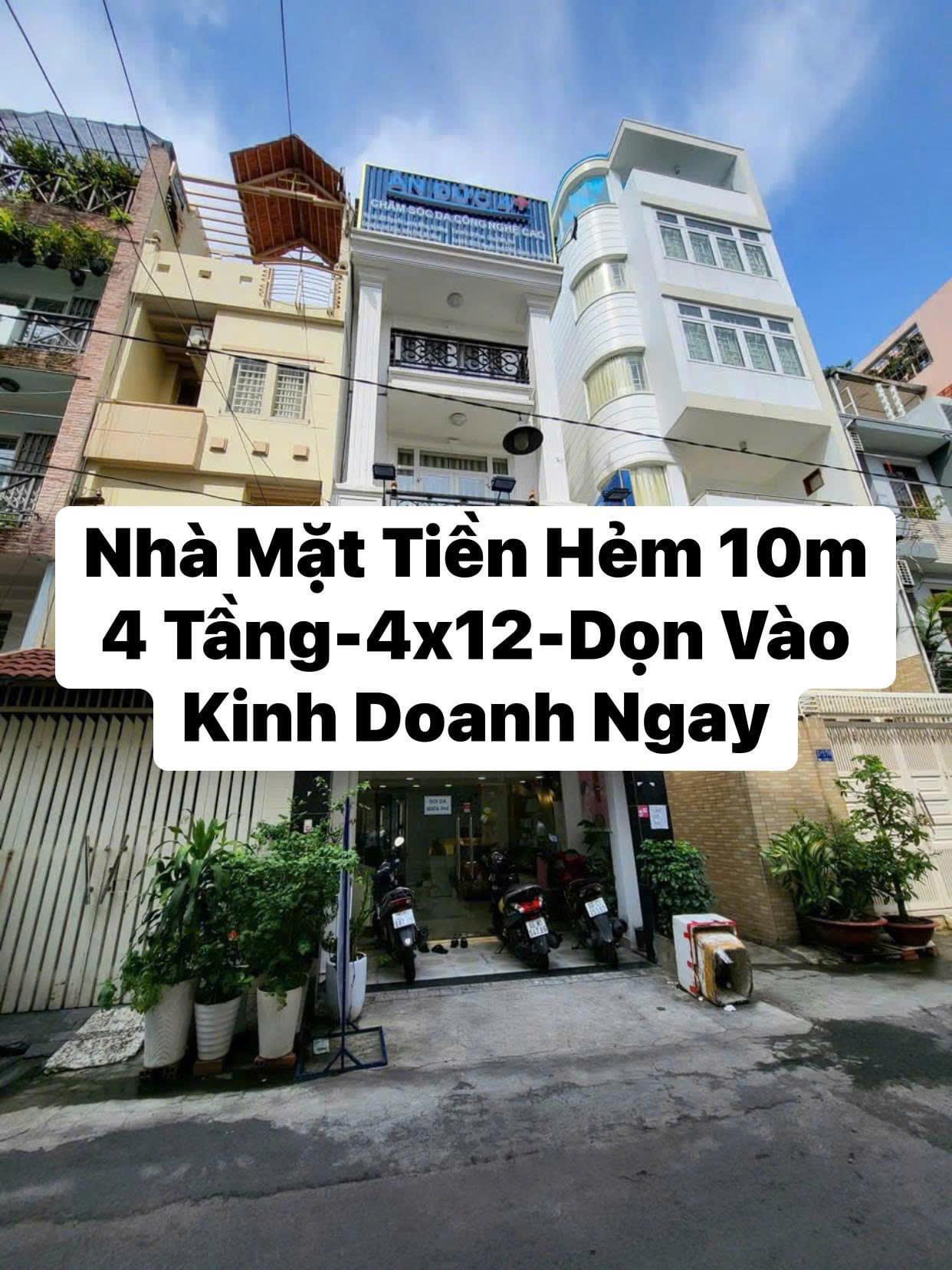 Bán Nhà Quận 3, Mặt Tiền HXH 10m, Ôtô Vào Nhà Nguyễn Đình Chiểu 48m,4Tầng 13.8Tỷ TL - Ảnh chính