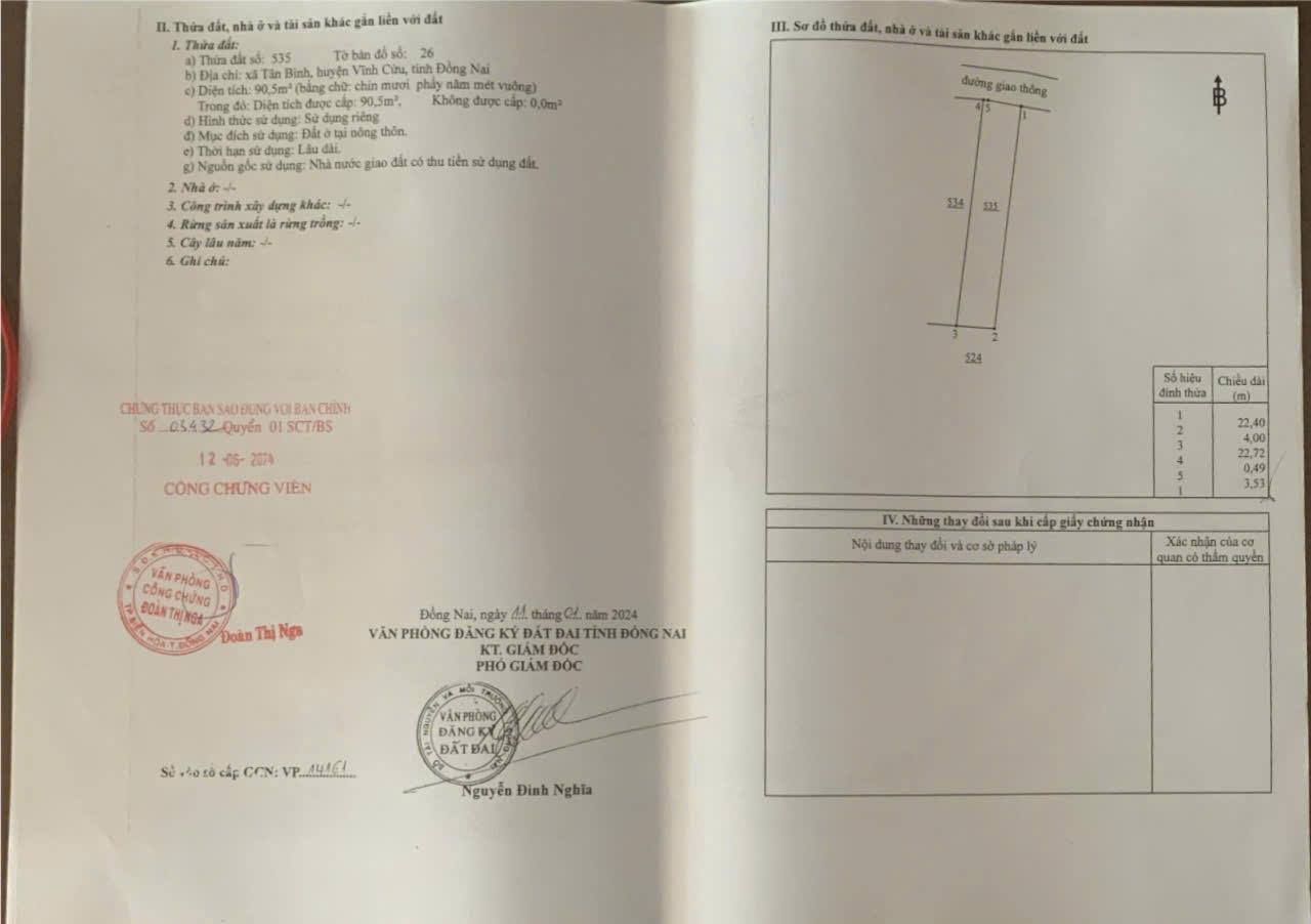 Cần Bán nhà mới hoàn thiện Vị Trí Đẹp Tại Ấp Bình Ý, Xã Tân Bình, Vĩnh Cửu, Đồng Nai - Ảnh 1