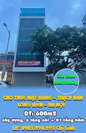 CHO THUÊ MẶT BẰNG – THẠCH BÀN – LONG BIÊN – HÀ NỘI. - Ảnh chính