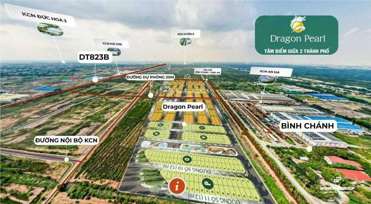 Đất ngay sát Bình Chánh, chỉ 1 tỷ 400 triệu có ngay 90m2 sổ hồng riêng công chứng - Ảnh 1