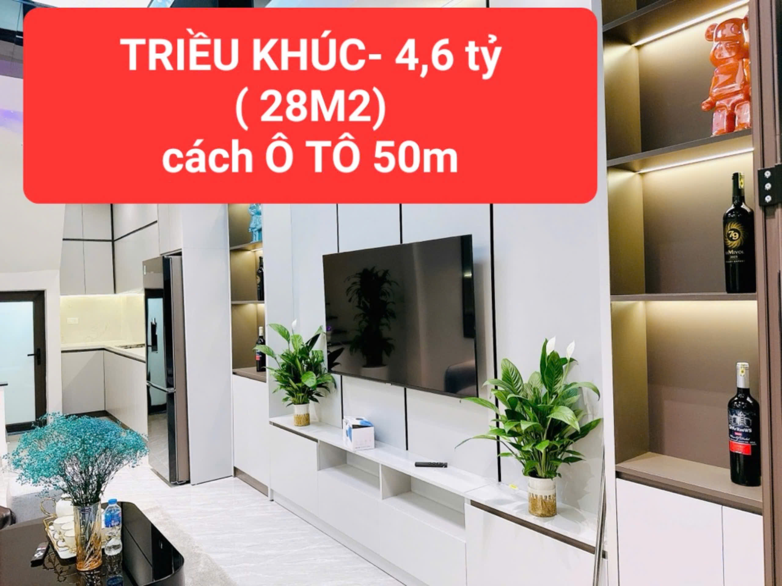 TRIỀU KHÚC - 4,6 tỷ - ngõ 2m - cách Ô TÔ 50m - 3 ngủ - 0364641141 - Ảnh chính