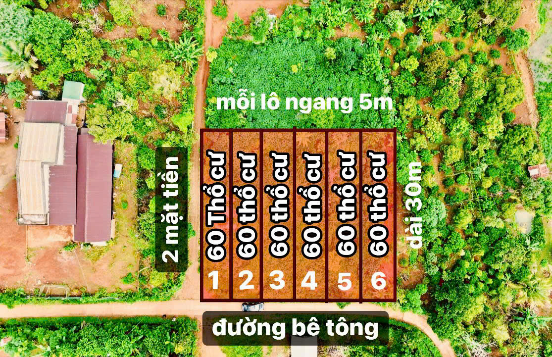 Đất thổ cư mà giá siêu rẻ Cư Pong- Krong Buk- Đắk Lắk đường bê tông quy hoạch 16m cách các tiện ích - Ảnh 1