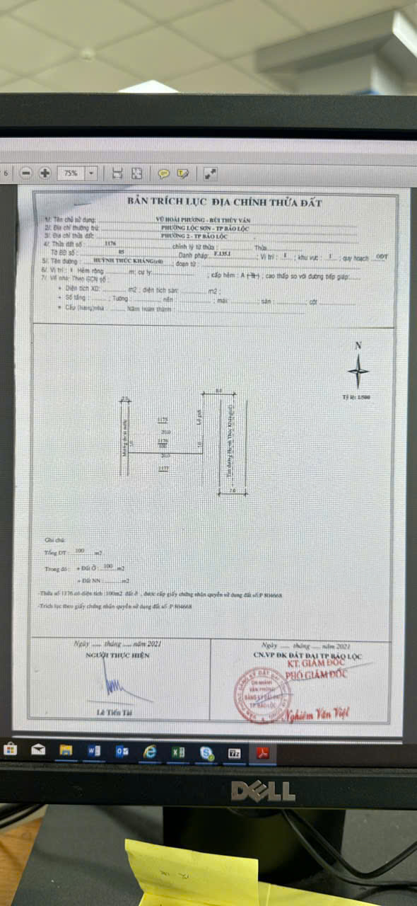 CHÍNH CHỦ CẦN BÁN LÔ ĐẤT MT ĐƯỜNG HUỲNH THÚC KHÁNG, TP. BẢO LỘC, LÂM ĐỒNG - Ảnh 1