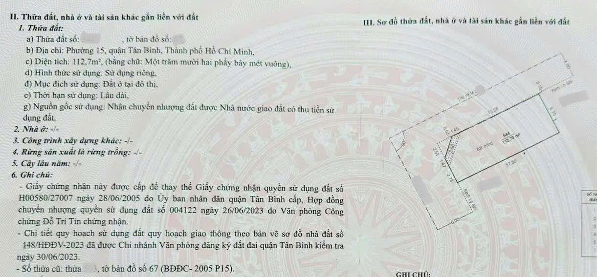 Bán nhà 2 mặt hẻm 8m thông -  P15, Tân Bình, Hồ Chí Minh - 113m2 - 12 tỷ. - Ảnh chính