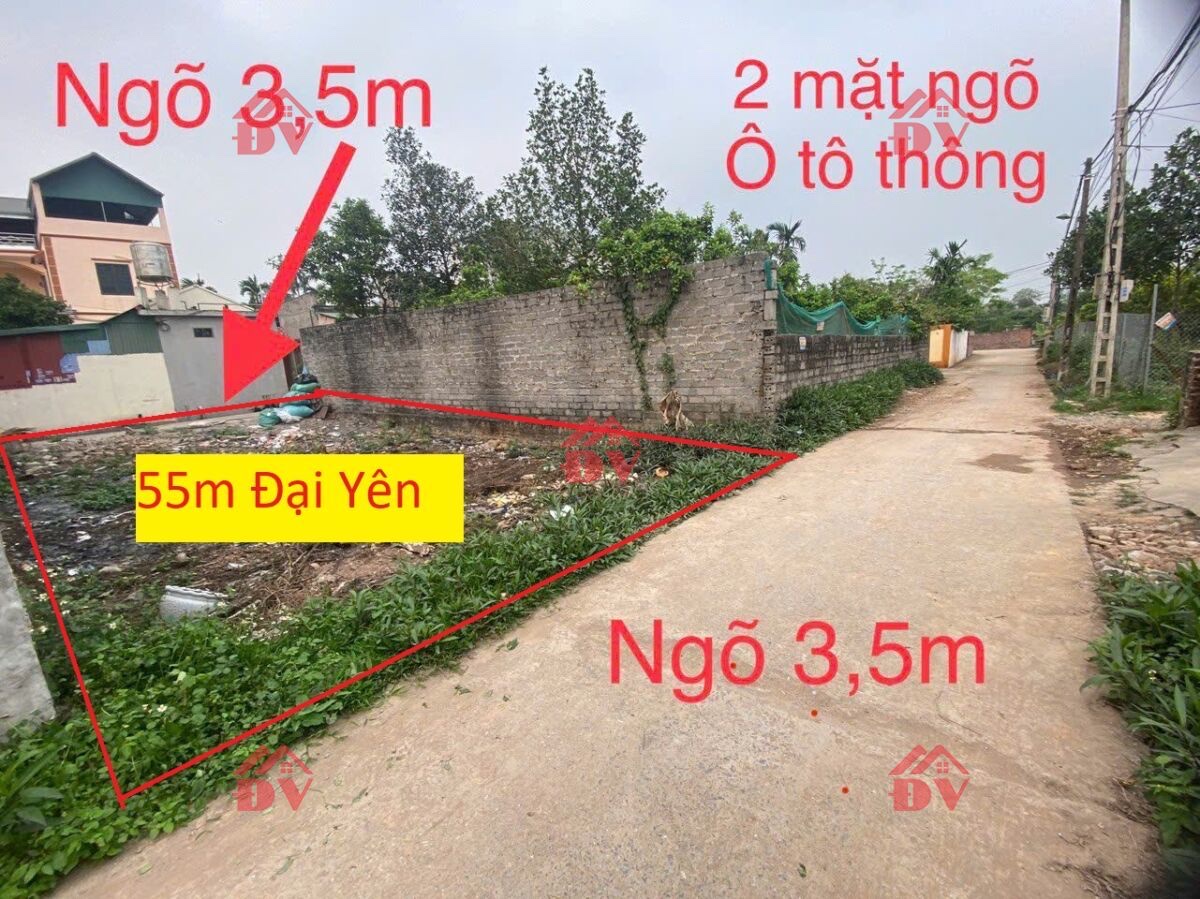 SIÊU PHẨM GIÁ ĐẦU TƯ 1TY950 ĐẤT TẠI ĐẠI YÊN-CHƯƠNG MỸ D/T:55M - Ảnh chính