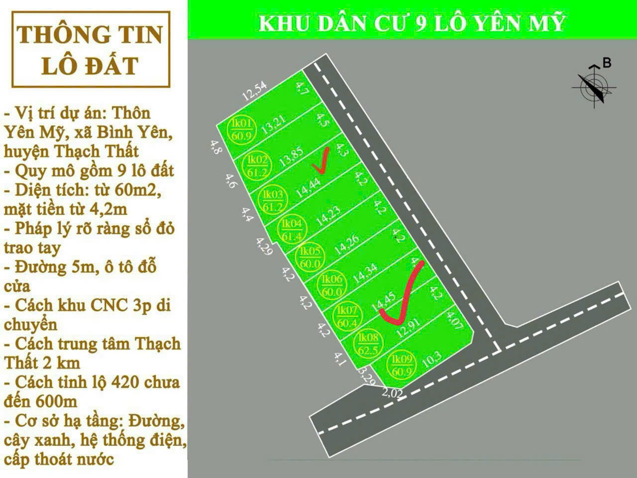 ĐẤT ĐẸP - GIÁ TỐT - Vị Trí Đắc Địa Tại Thôn Yên Mỹ, Xã Bình Yên, Huyện Thạch Thất, Thành phố Hà Nội - Ảnh 1