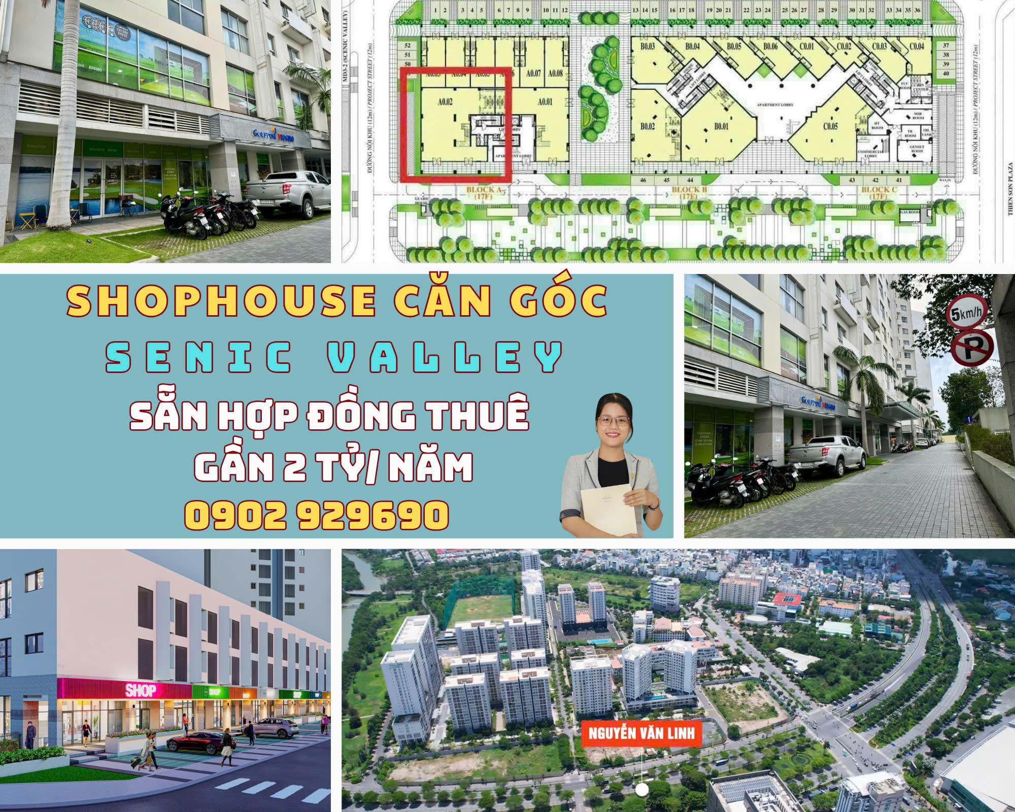 Shophouse có sẵn hợp đồng thuê đến năm 2028. Thu gần 2 tỷ/năm. Mua trực tiếp từ chủ đầu tư - Ảnh chính