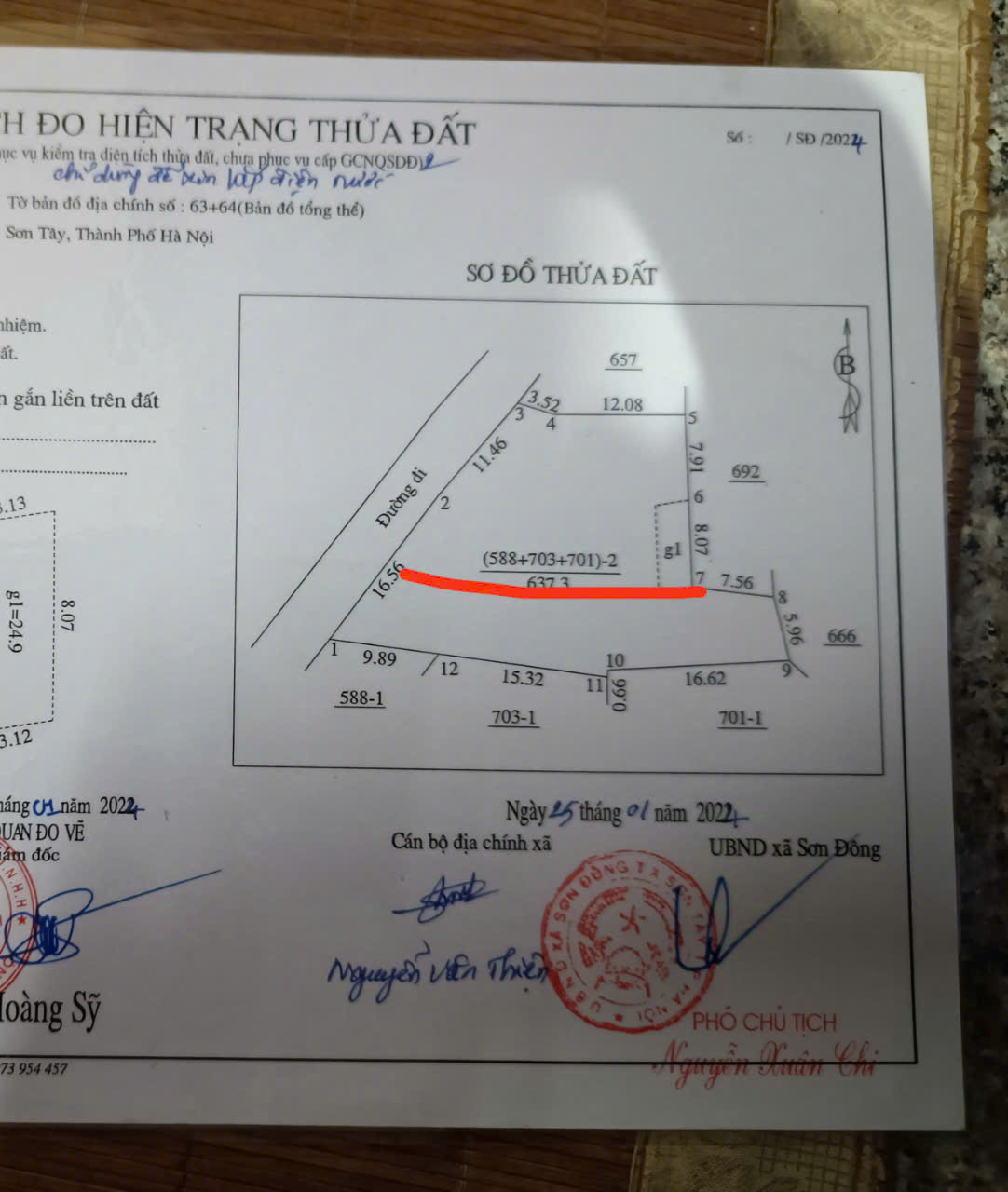 ĐẤT ĐẸP - GIÁ TỐT - Vị Trí Đắc Địa Tại Đường Cao Sơn, Xã Sơn Đông, TX Sơn Tây, TP HN - Ảnh 3