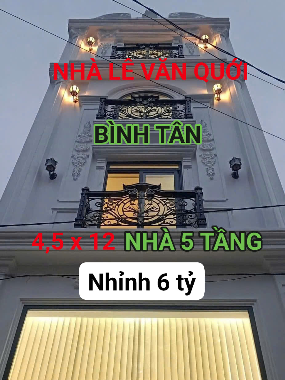 NHÀ MẶT TIỀN HẺM 6M KINH DOANH - LÊ VĂN QUỚI - BÌNH TÂN - NHỈNH 6 TỶ - Ảnh chính