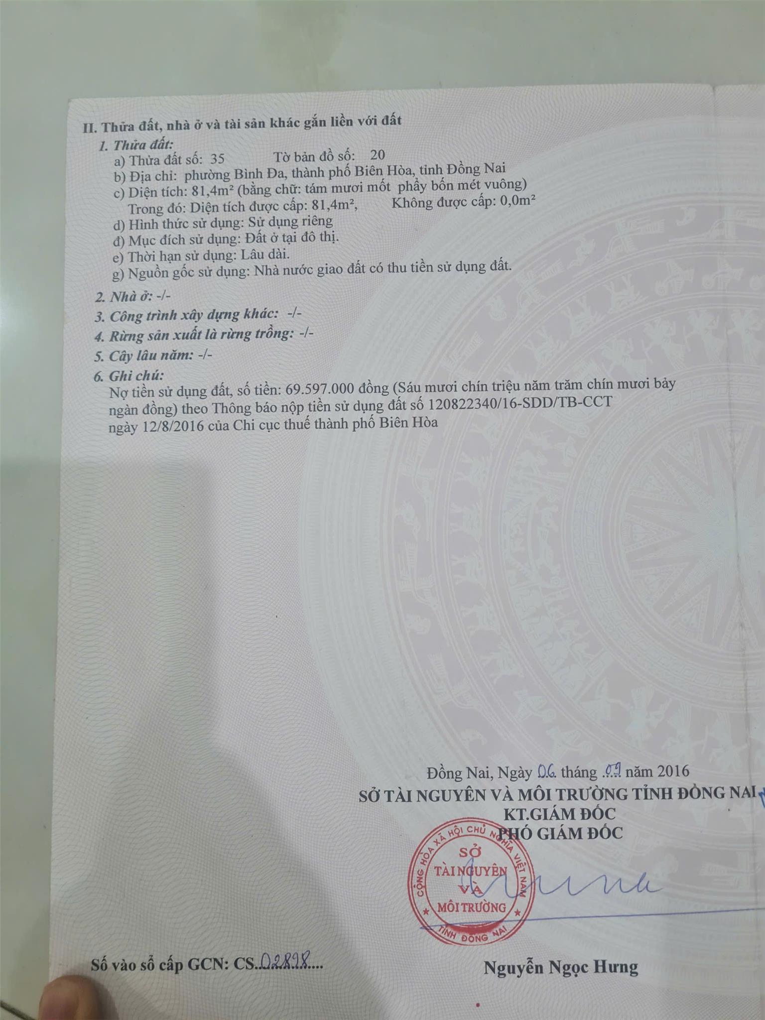 CHÍNH CHỦ Cần Bán Nhanh Căn Nhà Đẹp Tại Phường Đình Ba, TP Biên Hòa, Tỉnh Đồng Nai - Ảnh 1